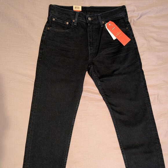 Levi's 502 Regular Taper Jeans - W30 L30 - Dark Blue - Picture 1 of 7